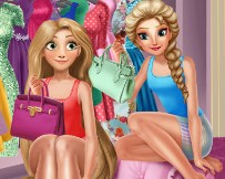 Elsa And Rapunzel Dressing Room
