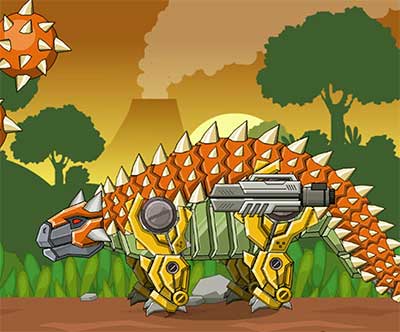 Toy War Robot Ankylosaurus
