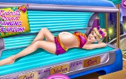 Cinderella Pregnant Tanning Solarium