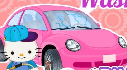 Hello Kitty Car Wash And Repair