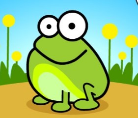 Tap the frog doodle